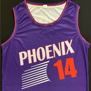 Gerald Green Phoenix #14 Purple Custom Jersey Tank Top Men’s Large